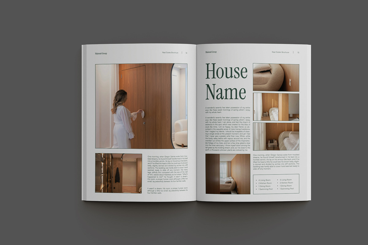 White Modern Real Estate Brochure, a Brochure Template by Neermana (Photo 7 of 10)