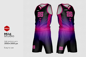 Basketball Jersey Kit Mockup