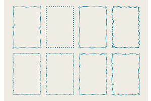 Set of hand drawn trendy frames, an Object Illustration by Andrey Yaroslavtsev