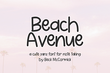 Beach Avenue Sans
