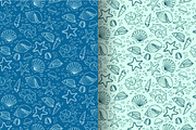 Sea life, a Pattern Graphic by merion_merion (Thumbnail 3 of 4)