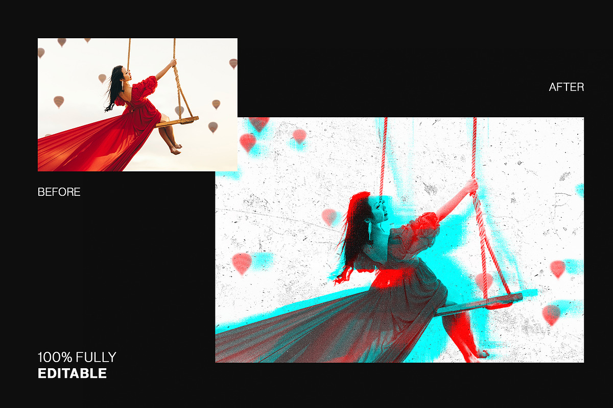 Glitch Photo Effect, a Layer Style Add-On by GlowGrid (Photo 4 of 5)