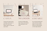 Beauty Logo Kit | Canva, a Branding & Logo Template by Ralony (Thumbnail 2 of 10)