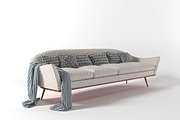 Sofa by Ico Parisi, a Furniture 3D Model by inDahouze (Thumbnail 4 of 8)