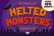 Melted Monster - Halloween Pack, a Sans Serif Font by Dm Studio (Thumbnail 1 of 9)