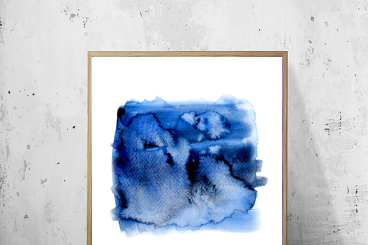 Abstract 8 Watercolor Brush Strokes, an Illustration by Tanor (Photo 2 of 5)