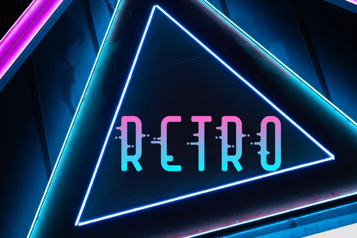 Airon| stereo effect font preview 4