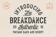 Breakdance Vintage Font, a Sans Serif Font by trustha (Thumbnail 1 of 9)