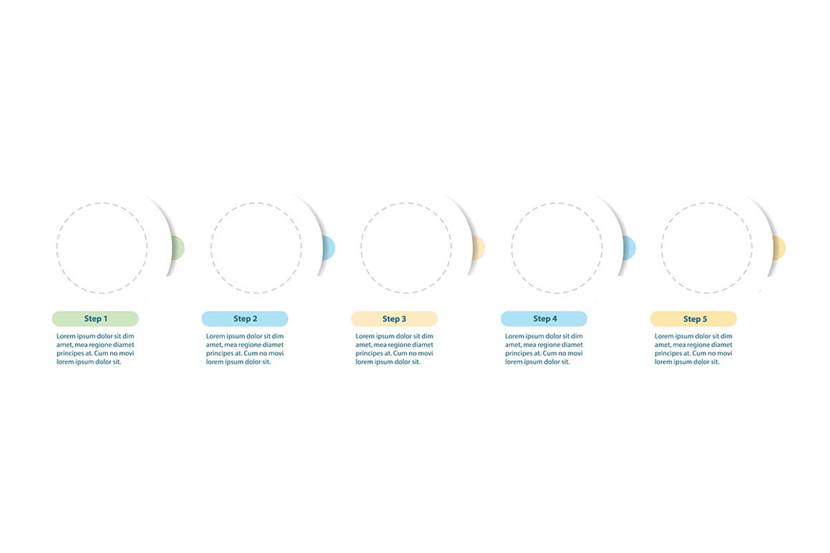 Flowchart with arrows infographic, a Templates & Theme by IMG Visuals