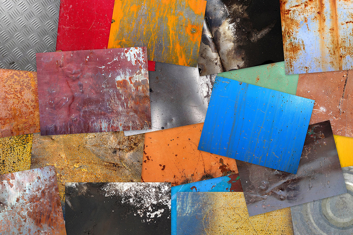 20 Metal Textures preview 2