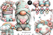 Whimsical Boho Valentine Clipart, a Seasonal Illustration by Design Scotch (Thumbnail 1 of 8)