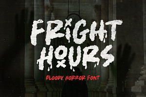 Fright Hours - Bloody Horror Font