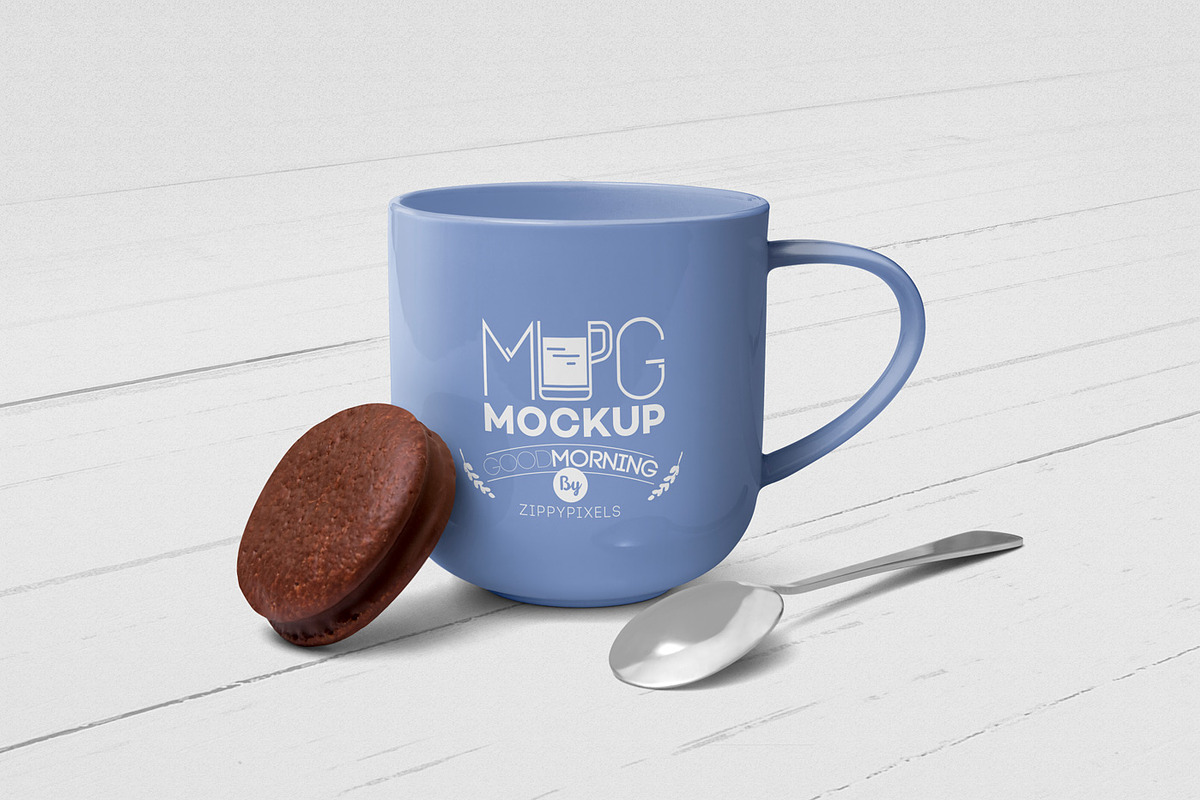 4 Ceramic Mug Mockups, a Cups & Container Mockup by ZippyPixels (Photo 3 of 4)