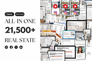 21,500+ Real Estate Canva Templates
