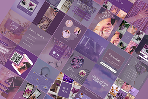 250 Purple Instagram Templates