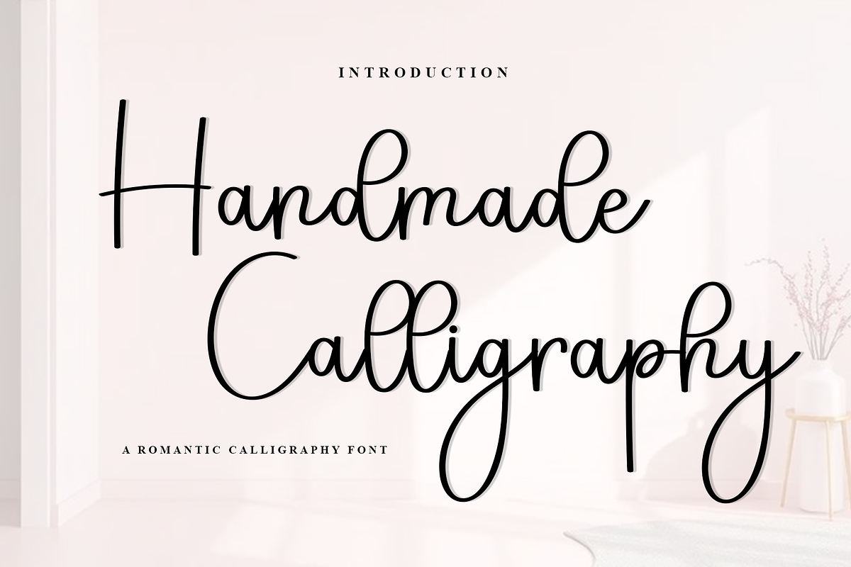Handmade Calligraphy, a Handwritten Font by FreshTypeINK (Photo 1 of 8)