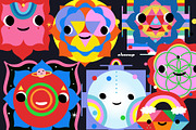 Chakras & geometry  kawaii style, an Animal Illustration by Alena (Thumbnail 5 of 6)