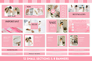 Pink Newsletter Templates, an Email Template by SunshineStudioBoutique (Thumbnail 6 of 9)