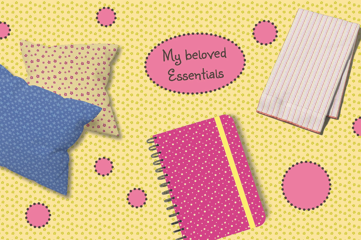 Quirky Playful Seamless Pattern Pack, a Decorative Illustration by Invisual Studio (Photo 11 of 11)