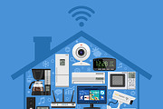 Smart Home and Internet of Things, a Technology Illustration by TAlex (Thumbnail 6 of 7)