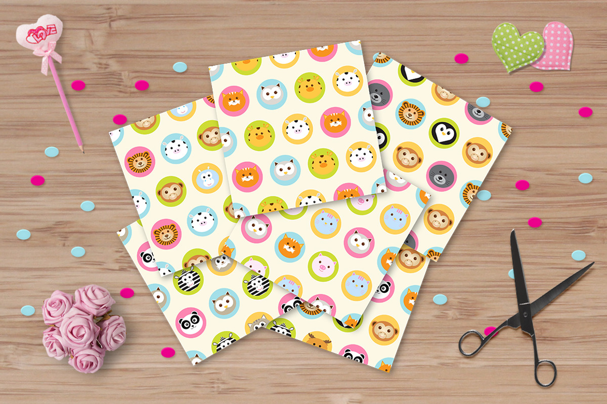 Seamless animal patterns +BONUS, a Pattern Graphic by My Sweet Dreams (Photo 4 of 8)