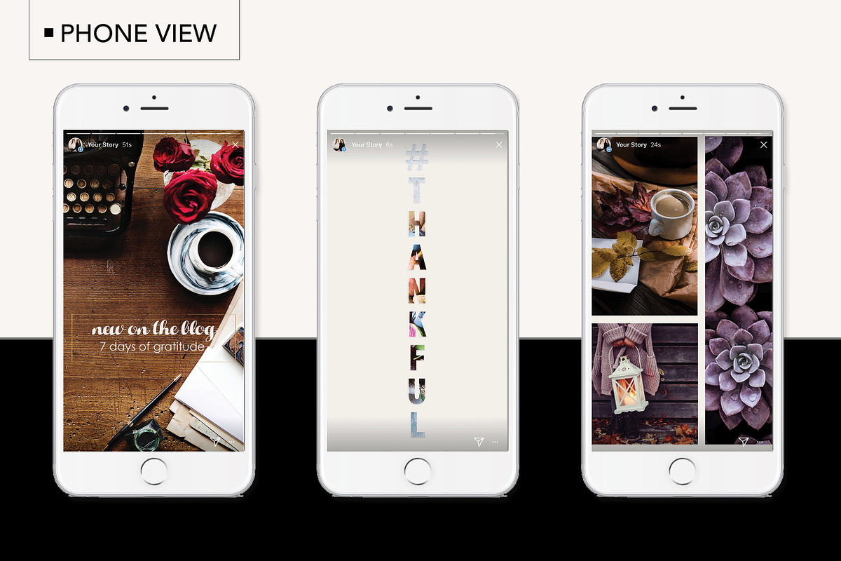 Instagram Thanksgiving Bundle, a Social Media Template by jgdigital.co designs (Photo 8 of 8)