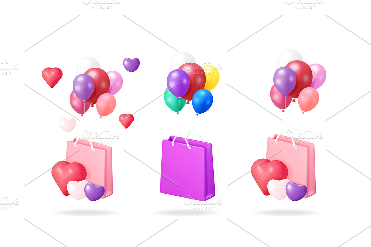 Collection of 3d vector, an Object Illustration by Abscent