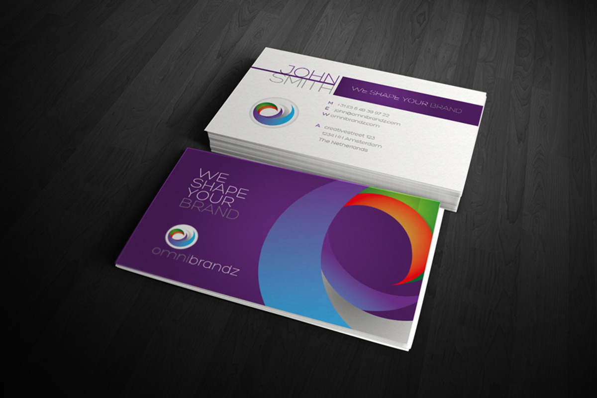 RW Modern Colourful Identity + Logo, a Stationery Template by Reclameworks (Photo 2 of 5)