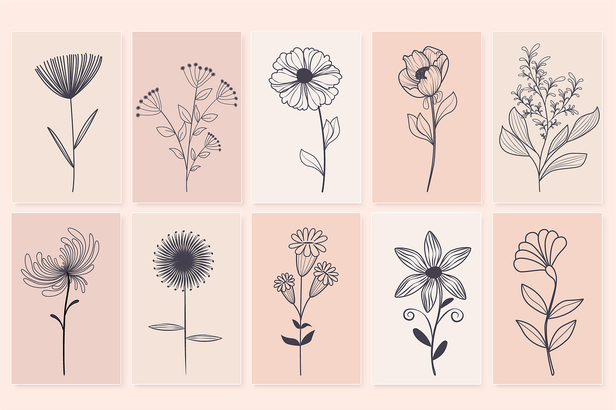 BIG Meadow Flowers Collection, a Decorative Illustration by ZinetroN (Photo 2 of 4)