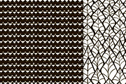 6 Black Sketched Seamless Patterns, a Pattern Graphic by Olya Creative (Thumbnail 2 of 5)