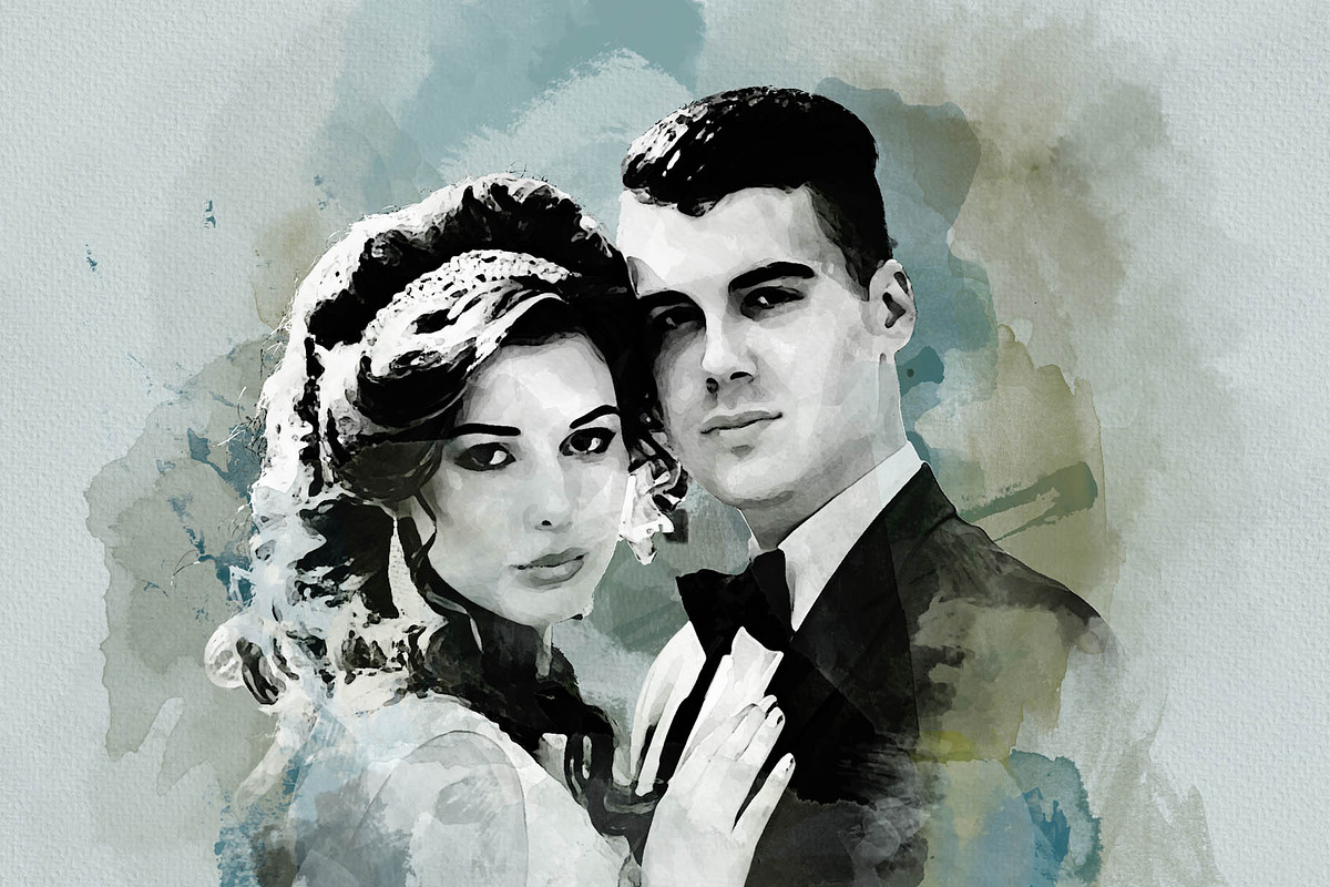 Watercolor Mixed Art Painting, an Action Add-On by Photoshop Action (Photo 12 of 17)
