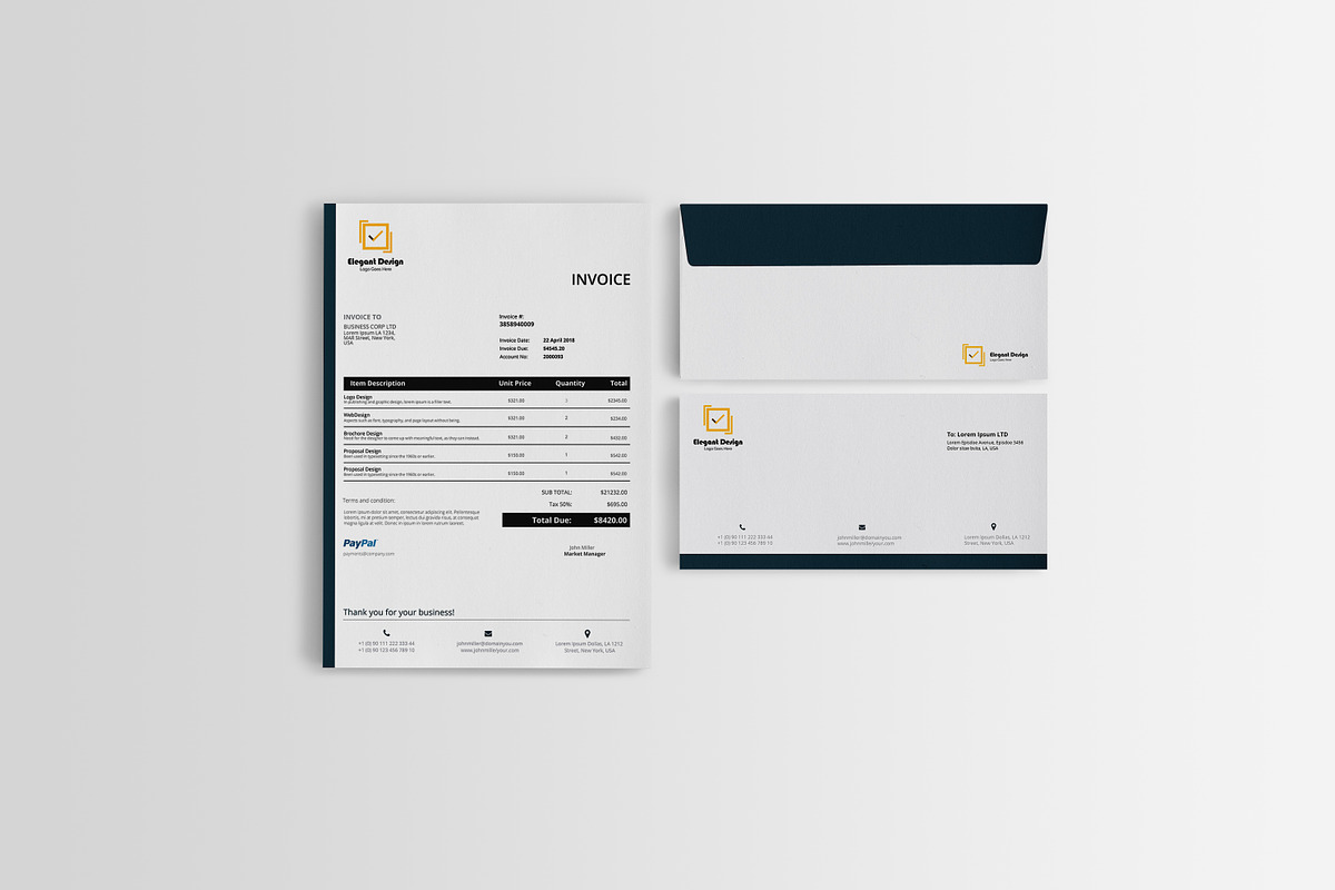 Corporate Identity, a Stationery Template by SlideCo (Photo 5 of 8)