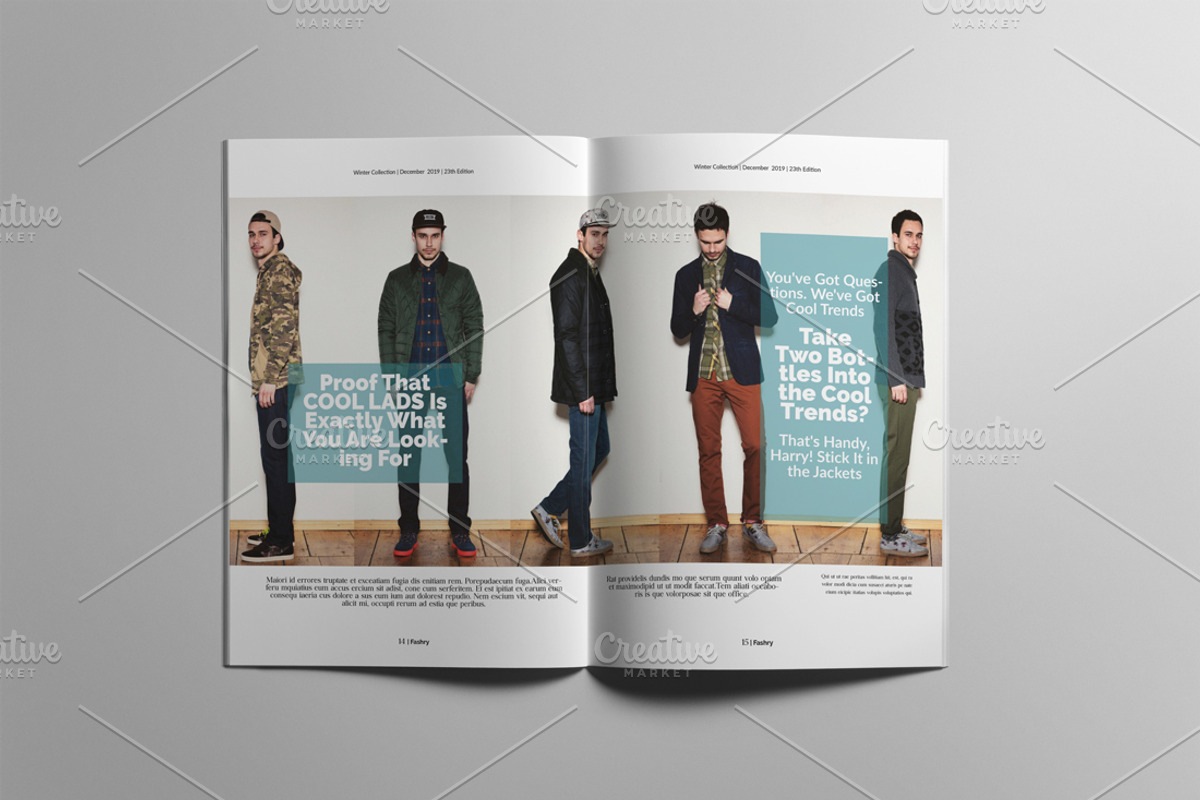 The Best Fashion Magazine Layout, a Magazine Template by Swayang (Photo 7 of 18)