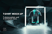 Man T-shirt Mock-up / Animated shots, a Shirt Mockup by GK Creative (Thumbnail 1 of 6)