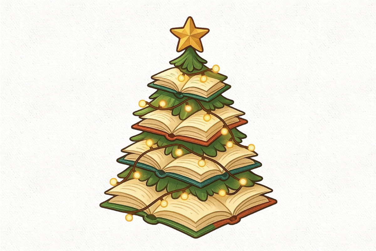 Books Christmas Tree Teacher PNG, an Illustration by CraftArtStudio (Photo 1 of 4)