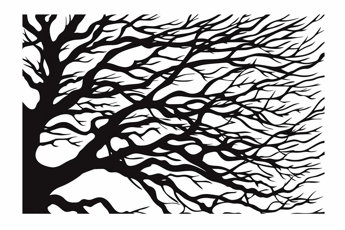 Tree Branch Laser Cut Panel Bundle, a Graphic by balal (Photo 10 of 11)