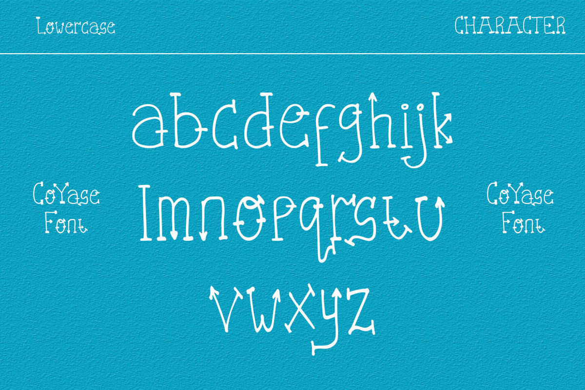 CoYaSe - Cute Display Font, a Font by Naistudio (Photo 4 of 7)