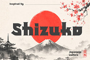 Shizuko - Modern Japanese Display, a Serif Font by HipFonts (Thumbnail 1 of 8)