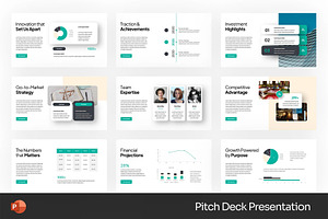 Pitch Deck Powerpoint Templates, a Presentation Template by Fit-tee