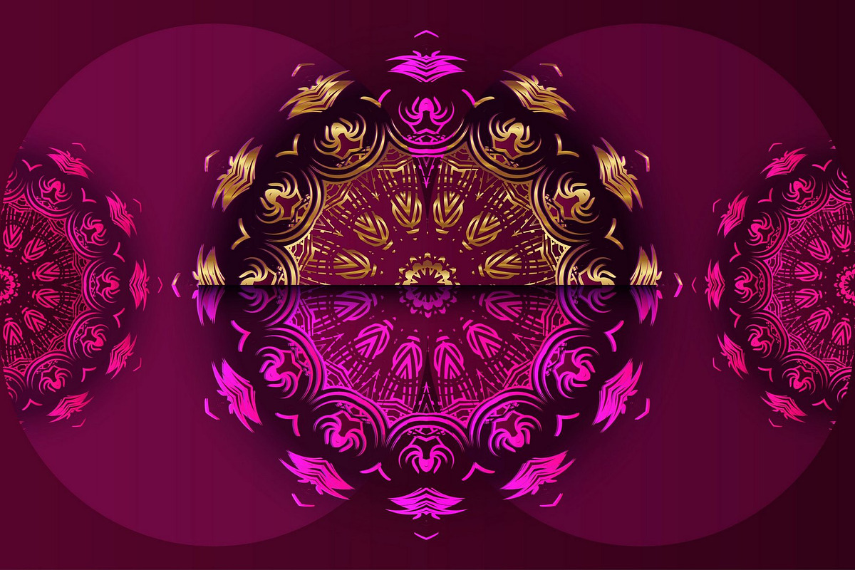 Mandala Vector Pattern Graphics Pack, a Background Graphic by NJ Himel (Photo 30 of 91)