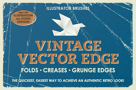 Vintage Vector Edge Brushes preview 6