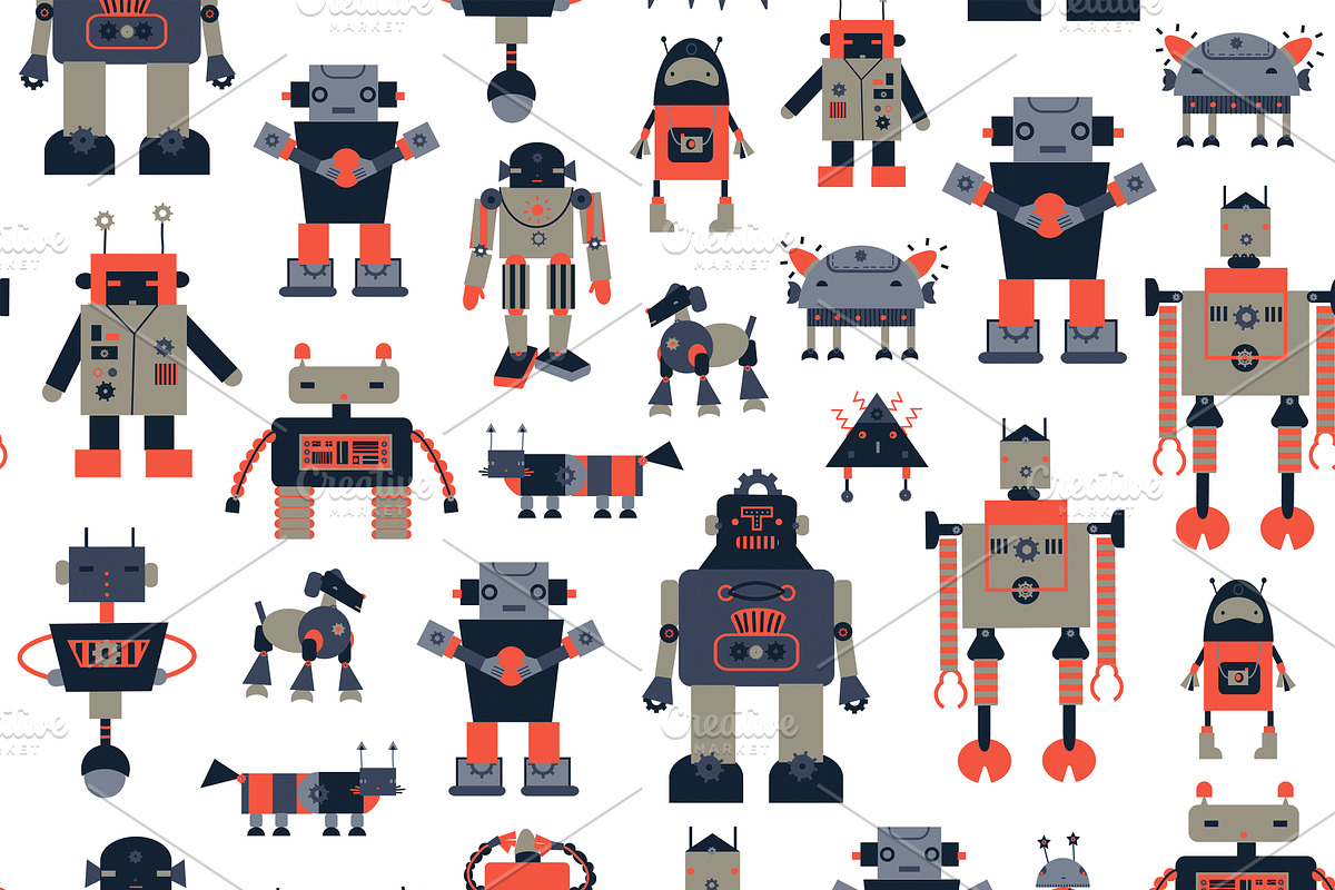 Robot, a Technology Illustration by GooseFrol (Photo 2 of 5)