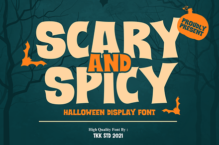 Scary and Spicy - Horror Font, a Font by tokokoo