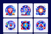 Artificial Intelligence Illustration, a Technology Illustration by Brickclay (Thumbnail 13 of 13)