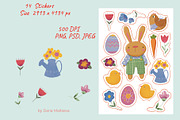 Spring stickers, a Decorative Illustration by Dashnpro (Thumbnail 1 of 3)