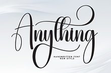 Anything | Script Font