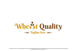 Wheat Label Logo Design Icon, a Branding & Logo Template by Morvana Crew