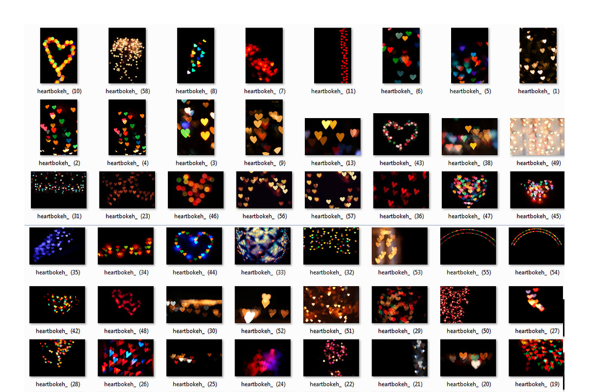 Heart Bokeh JPG photoshop overlays, a Plug-in Add-On by ZephyrDigital (Photo 2 of 2)