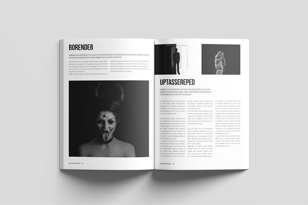 Simple Magazine II Canva Template, a Magazine Template by GoldenGrid Studio (Photo 8 of 9)