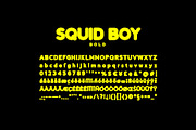Squid Boy - Ink Bleed Sans Serif, a Font by Midnight Grim (Thumbnail 8 of 10)